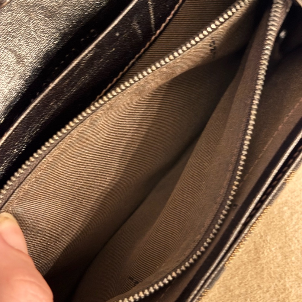 FENDI FF Zucca Black & Brown Monogram Continental Wallet - Picture 12 of 15